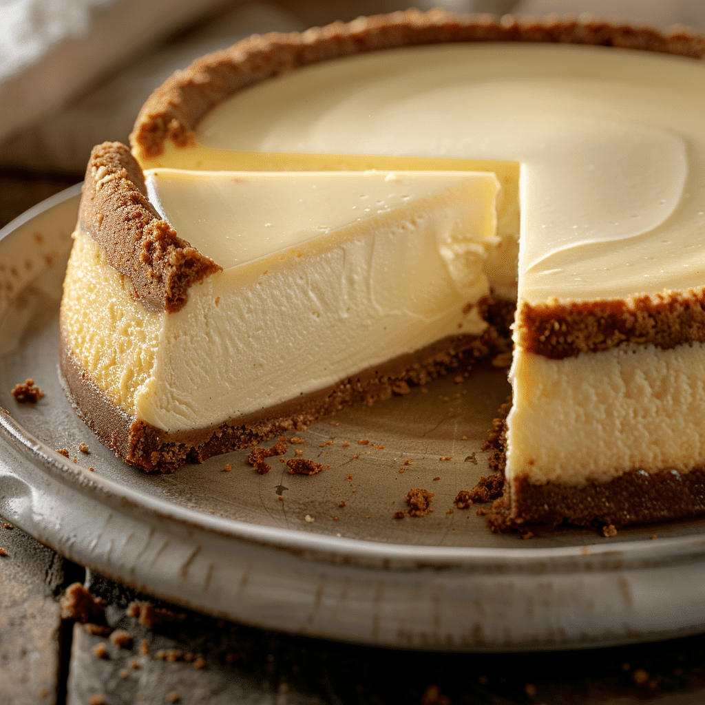 Easy Homemade New York cheesecake Recipe - Recipe Image