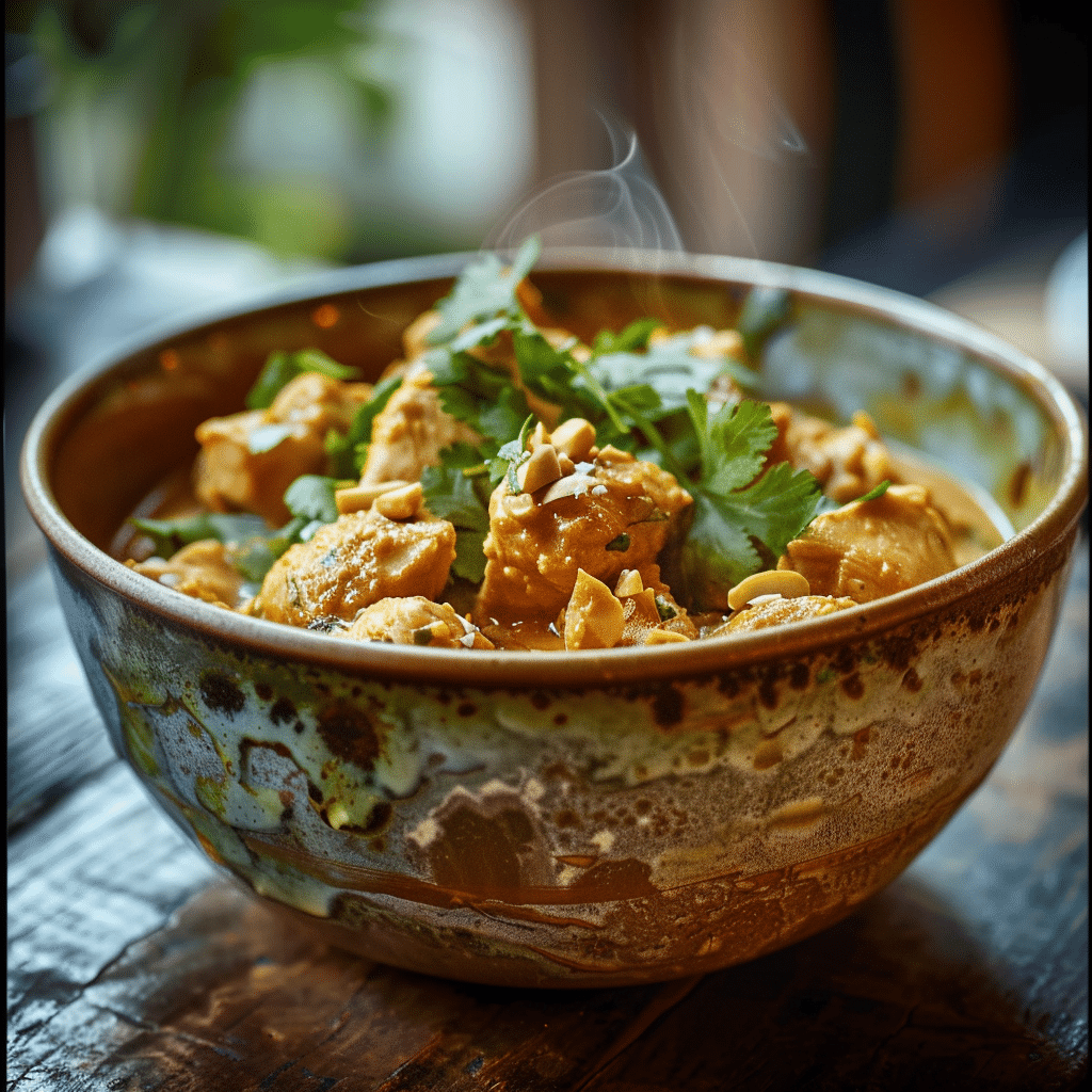 Easy Homemade Nutty Chicken Curry Recipe - Recipe Image