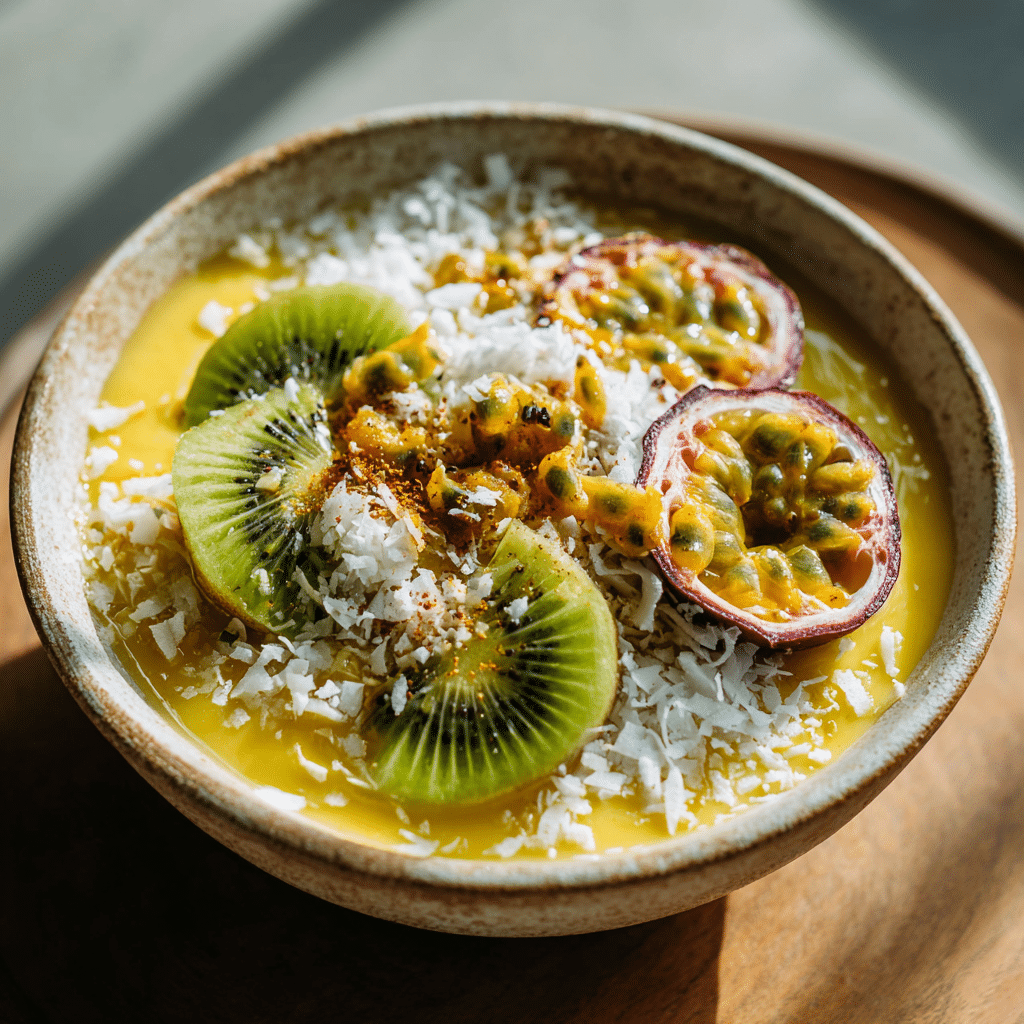 Tropical Fruit Smoothie Bowl Recipe - Recipe Image
