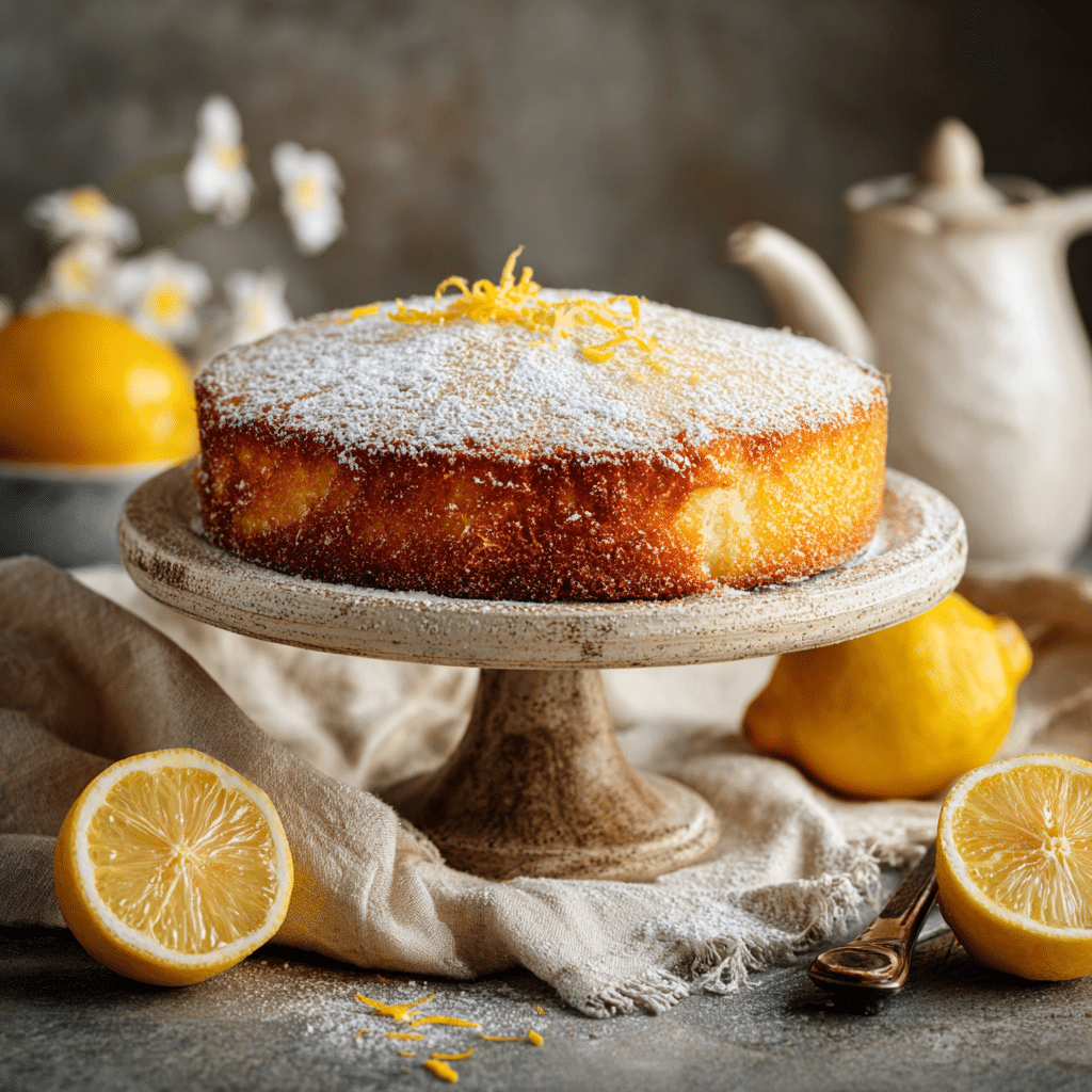 Lemon Ricotta Cake Recipe - Recipe Image