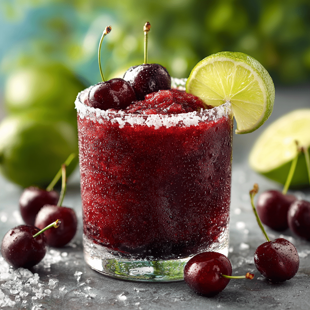 Frozen Cherry Lime Margarita: Your Ultimate Summer Sip Recipe - Recipe Image