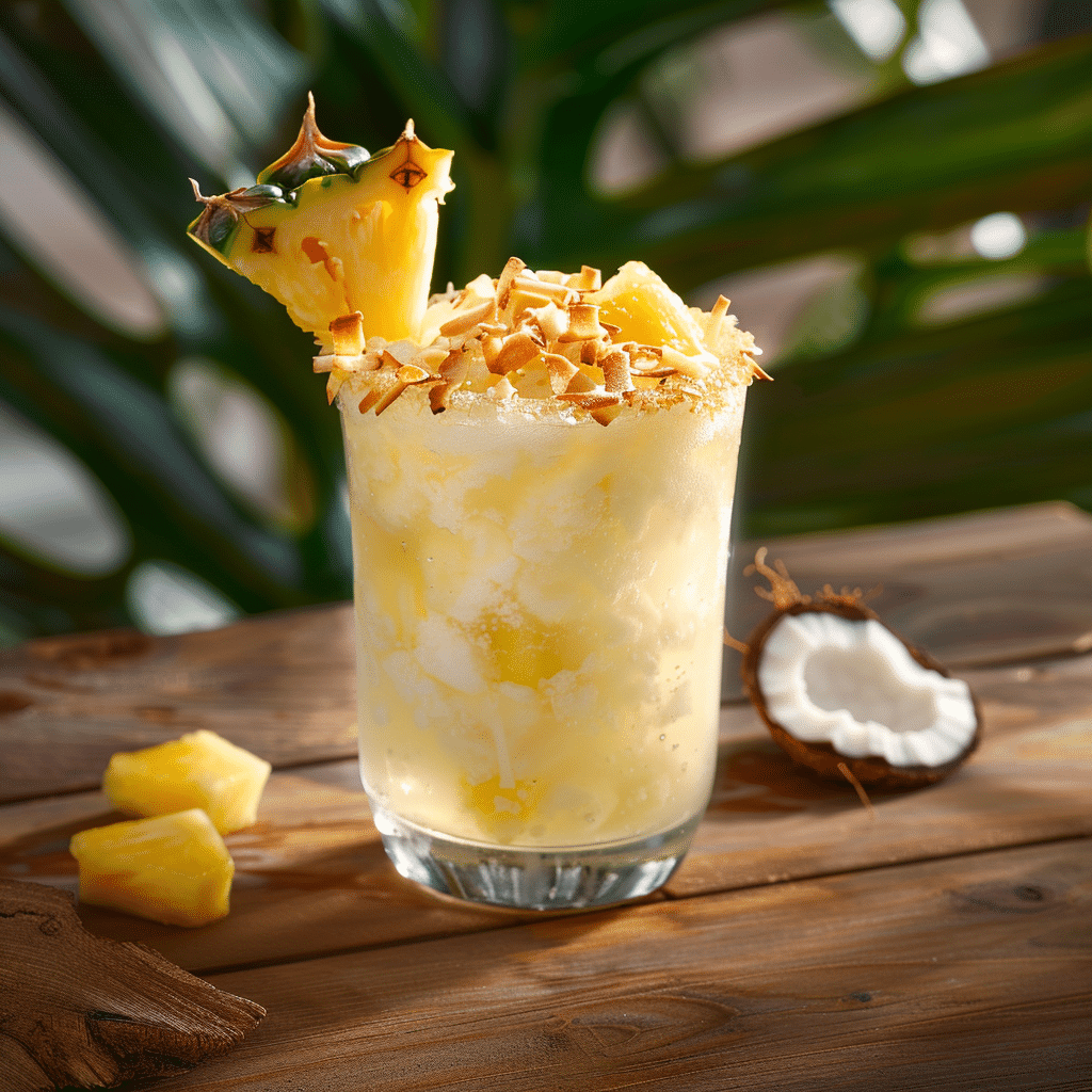 Pineapple Coconut Drink Recipe - Recipe Image