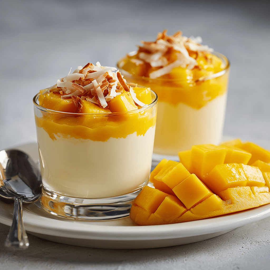 Mango Coconut Dessert Cups Recipe - Recipe Image