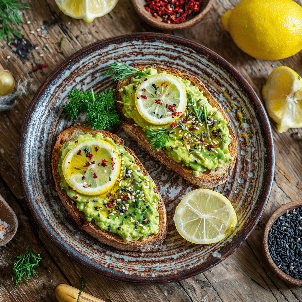 Creamy Avocado Toast Recipe - Recipe Image