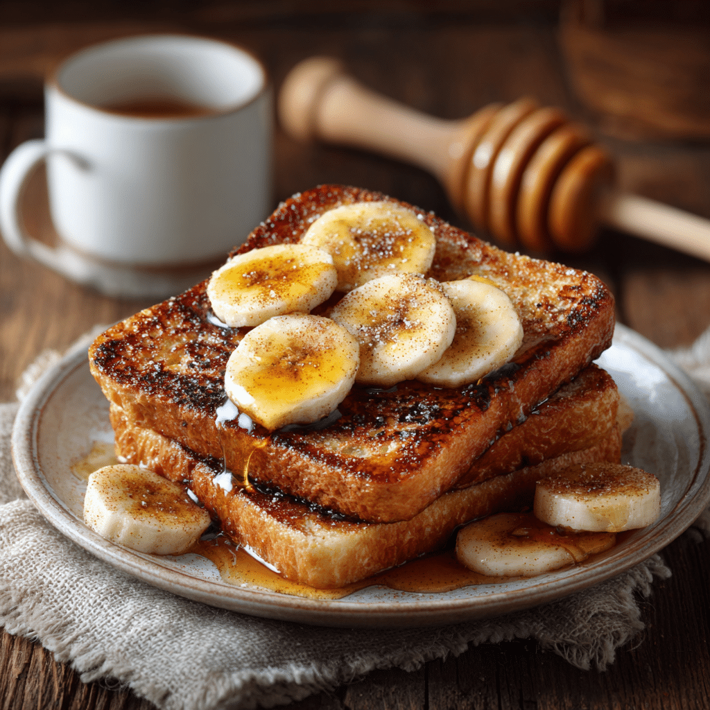 Sweet Cinnamon Banana Toast Recipe - Recipe Image