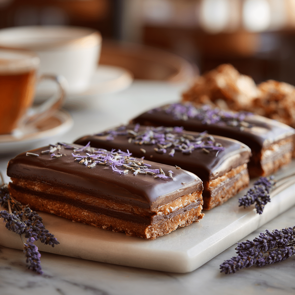 Lavender Hot Cocoa Pastry Bars: A Luxurious Treat Recipe - Recipe Image