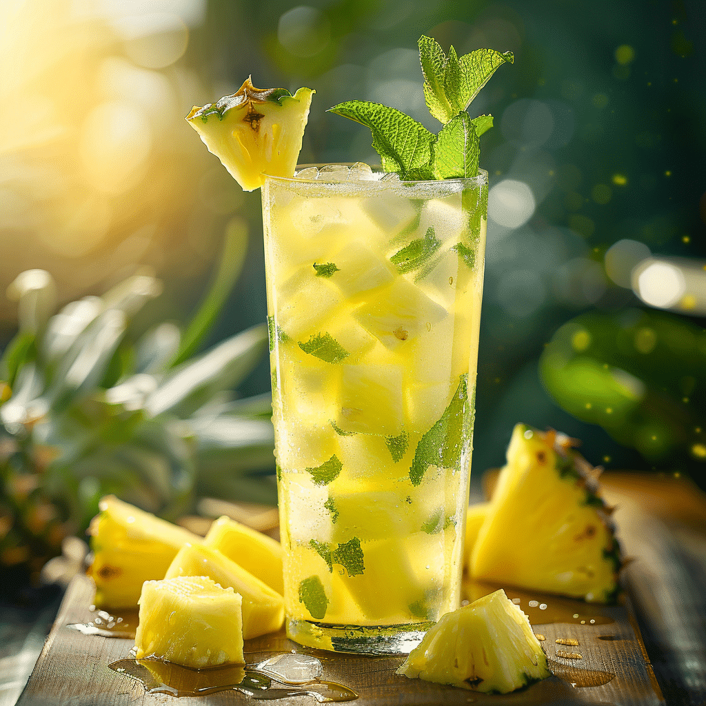 Pineapple Mint Sparkler Recipe - Recipe Image