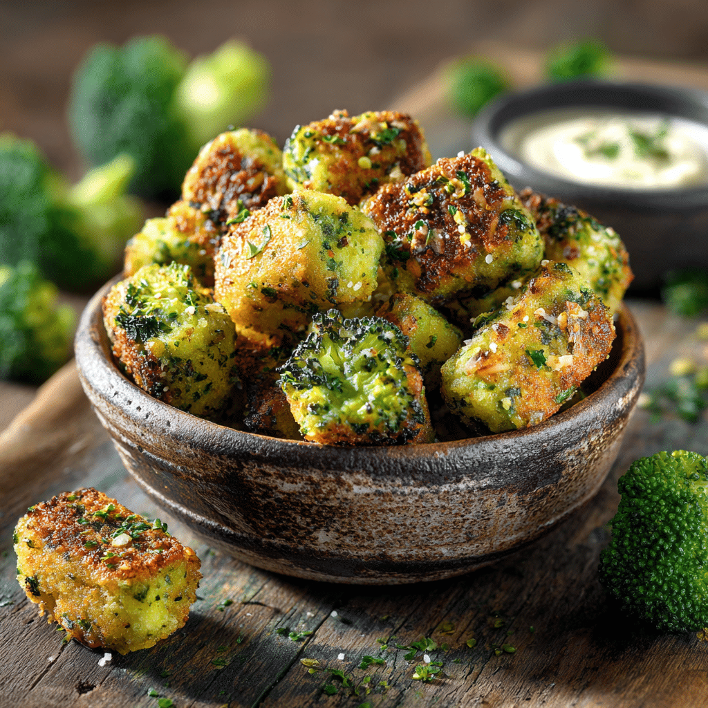 Crunchy Broccoli Tots: Healthy, Kid-Approved Snack Delight Recipe - Recipe Image