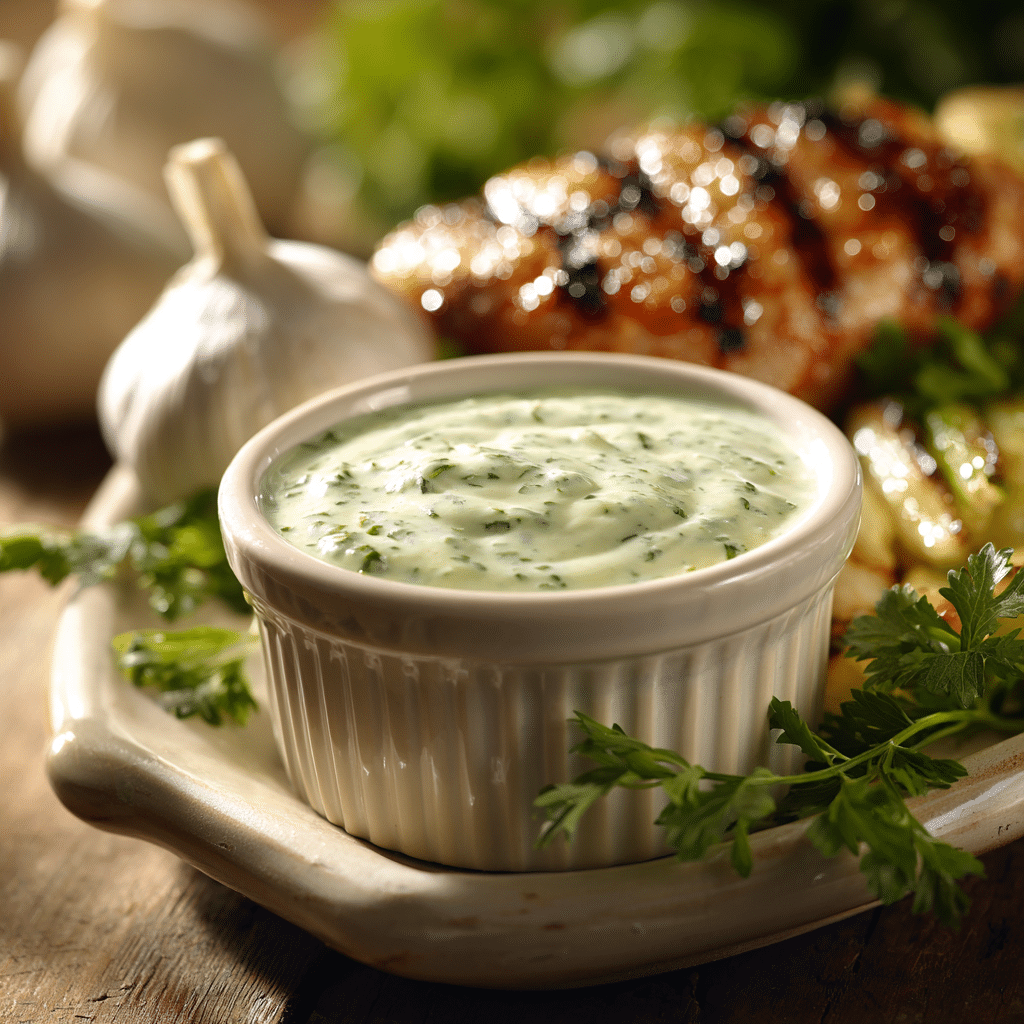 Creamy Cilantro Garlic Sauce that Elevates Every Meal Recipe - Recipe Image
