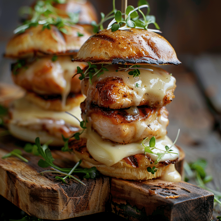 Cheesy Chicken Sliders Recipe