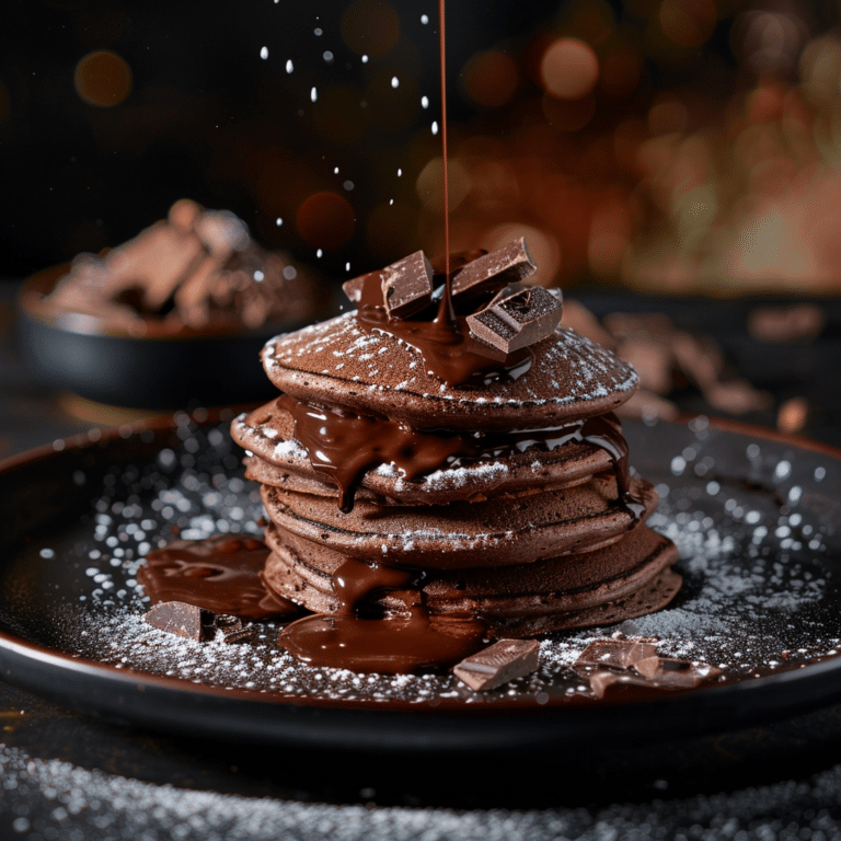Chocolate Lava Pancakes Recipe
