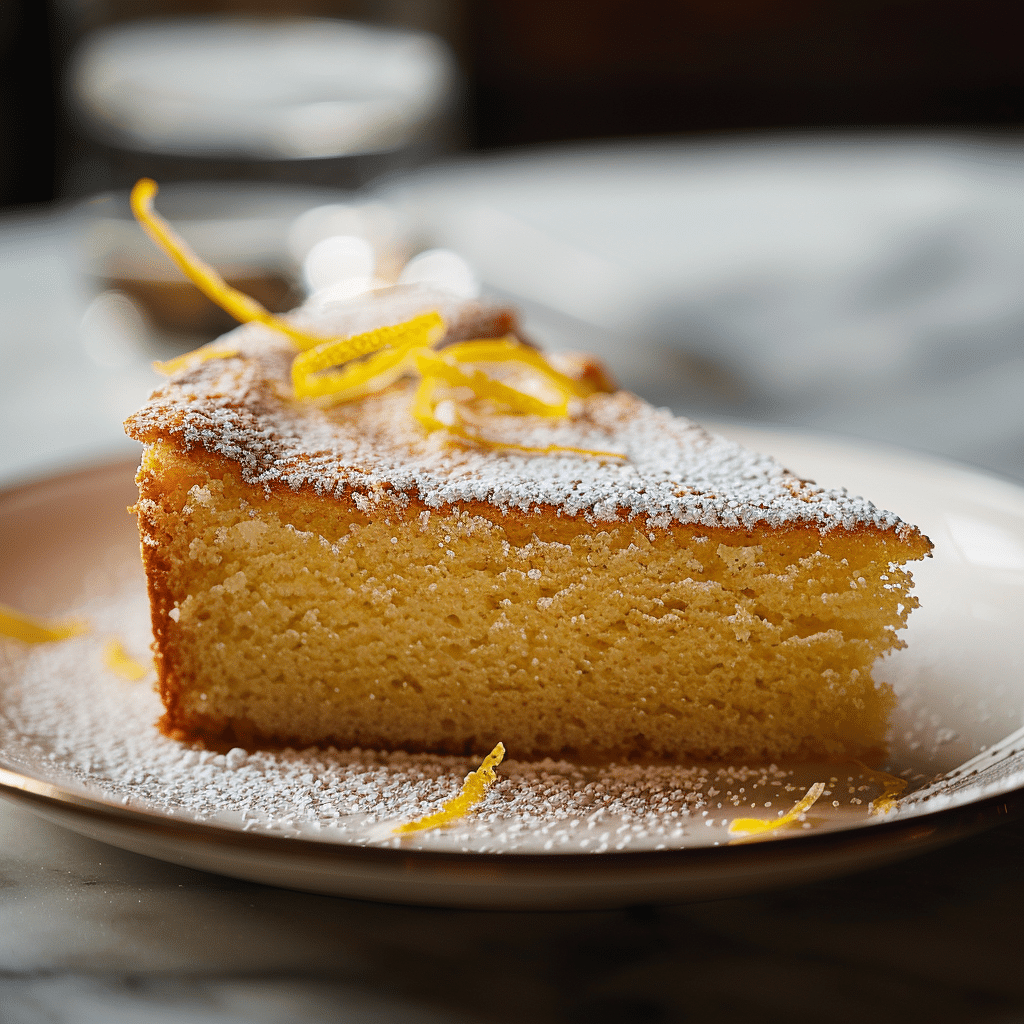 Simple Lemon Cake Recipe - Recipe Image