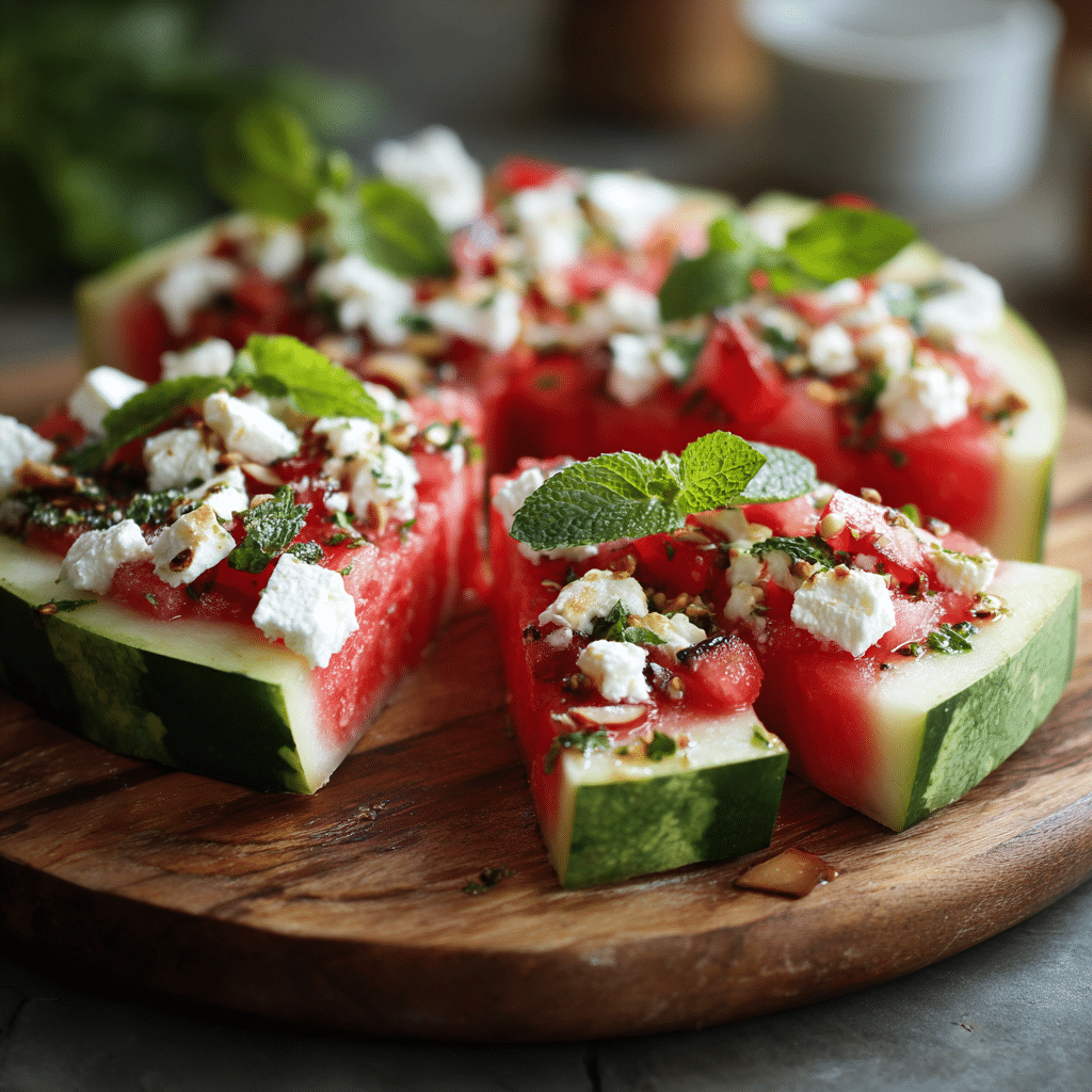 Watermelon Pizza Recipe - Recipe Image