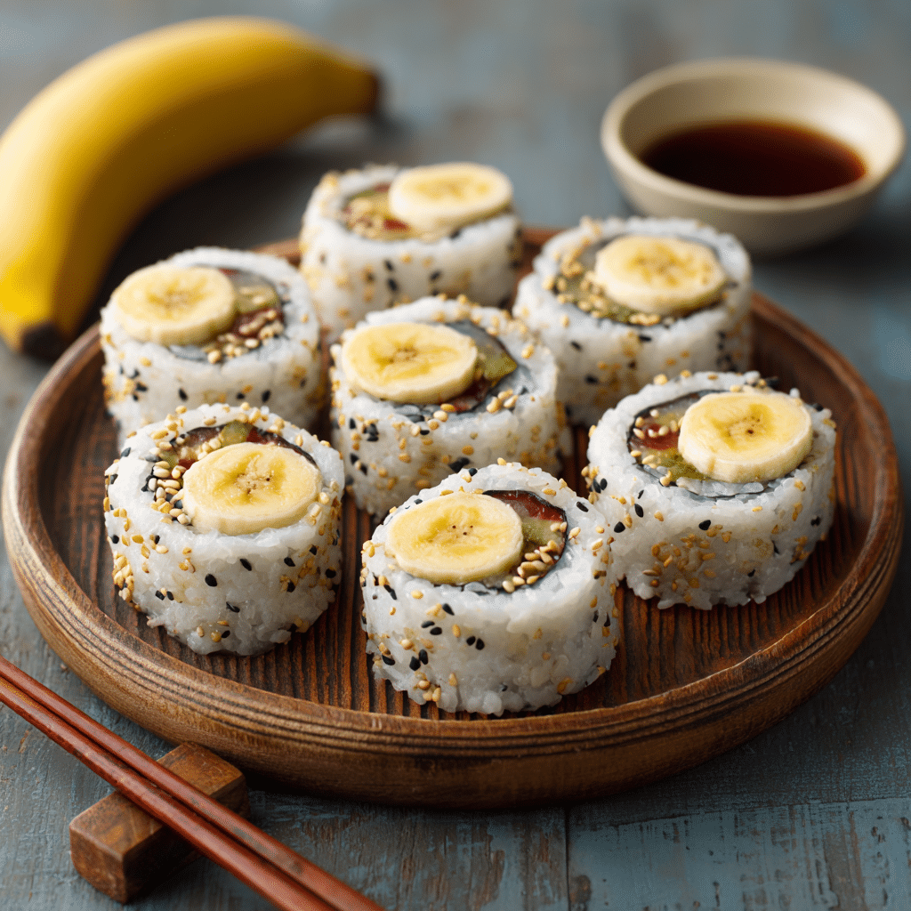 Banana Sushi Rolls Recipe - Recipe Image