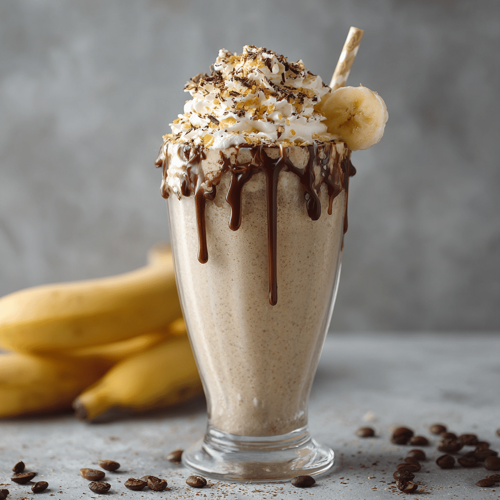Cold Coffee Banana Shake Recipe - Recipe Image