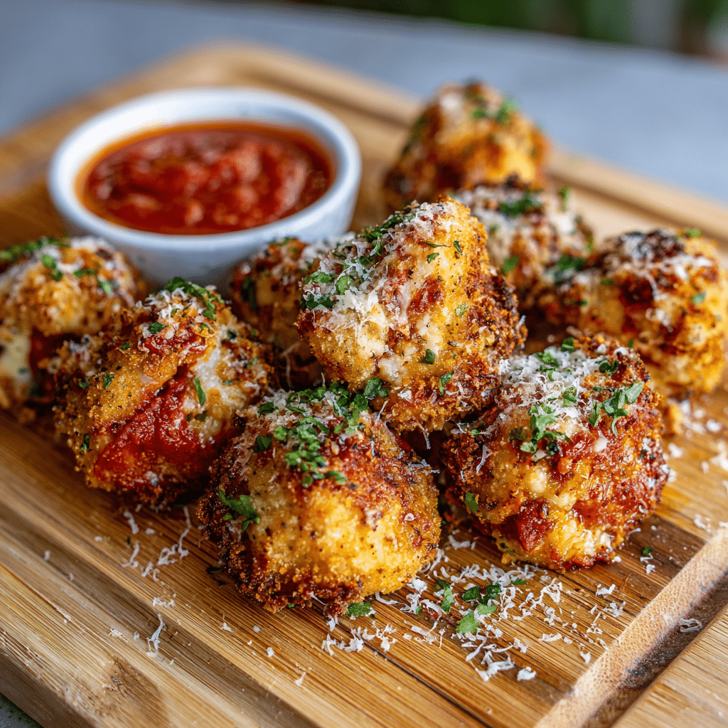 Crispy Chicken Parmesan Bites Recipe - Recipe Image
