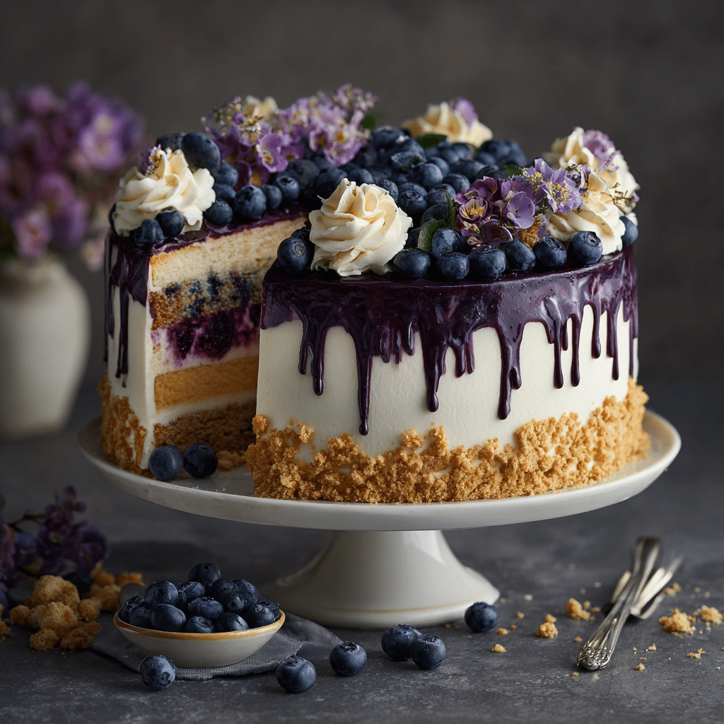 Blueberry Cream Dream Cake: Sweet & Elegant Recipe