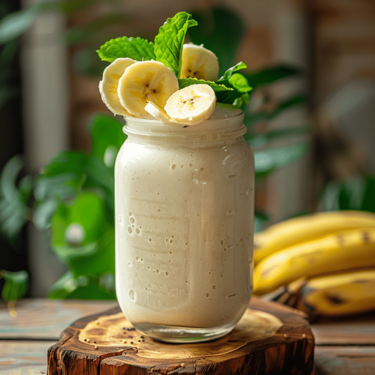 Creamy Banana Milkshake: Smooth Comfort Drink Recipe