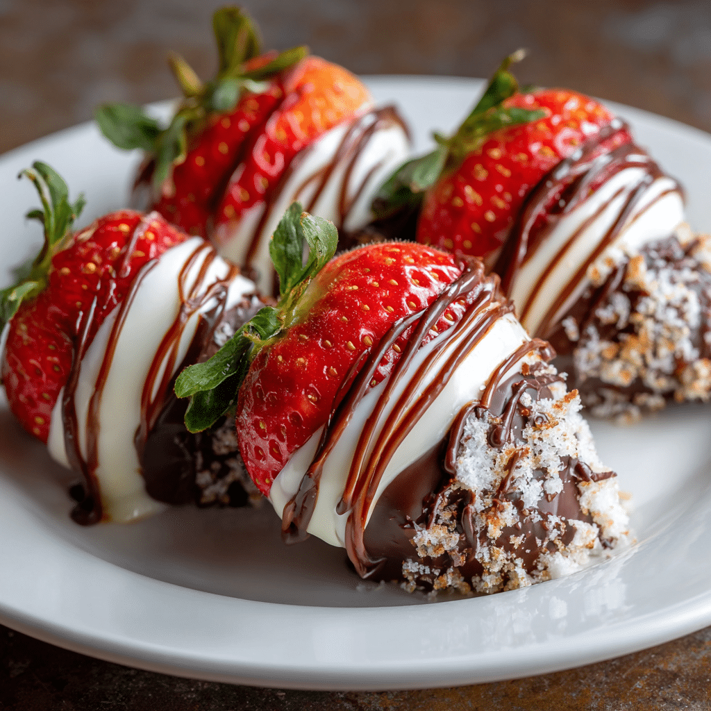 Chocolate Dipped Cheesecake Strawberries 🍓 Recipe - Recipe Image