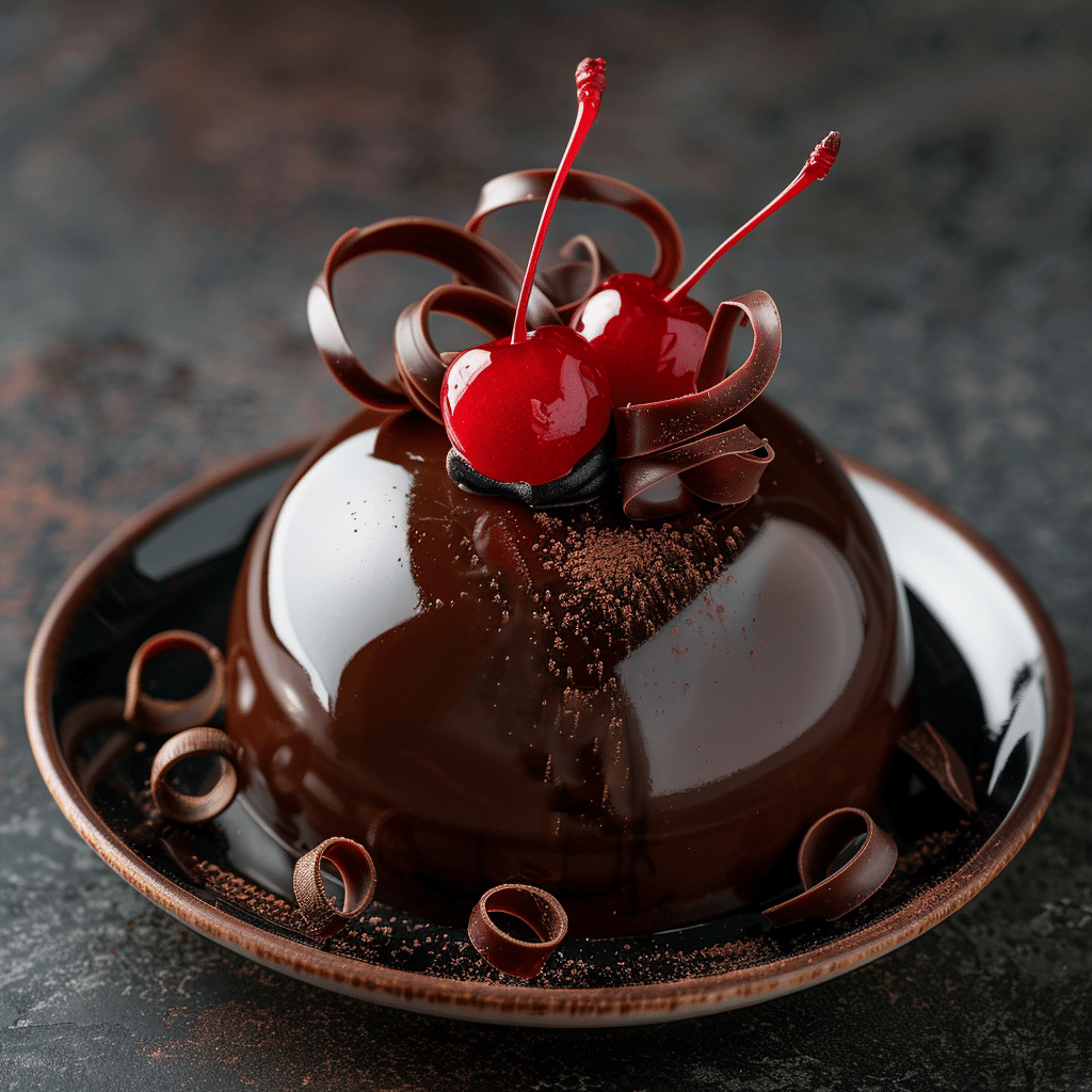 Black Forest Chocolate Dome Recipe - Recipe Image