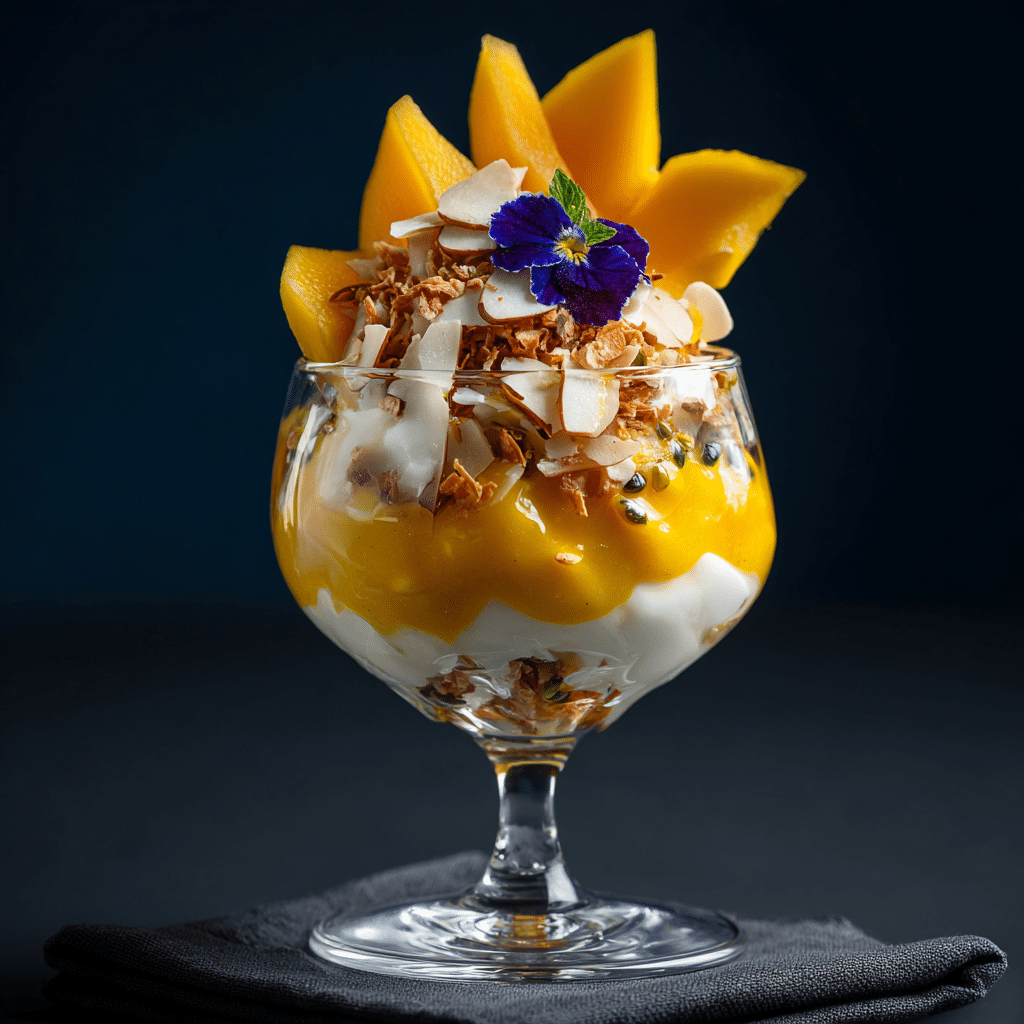Mango Coconut Parfait Recipe - Recipe Image