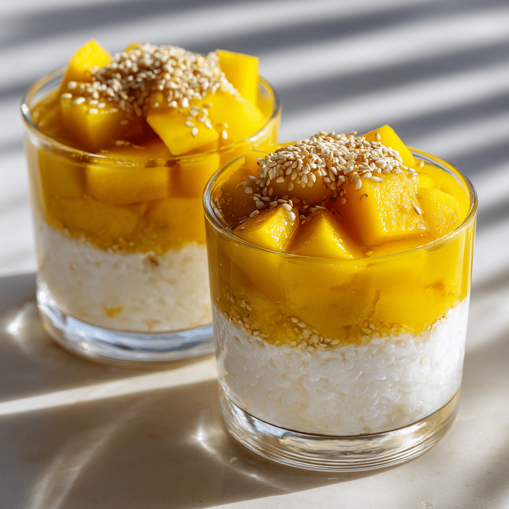 Mango Sticky Rice Parfait Recipe - Recipe Image