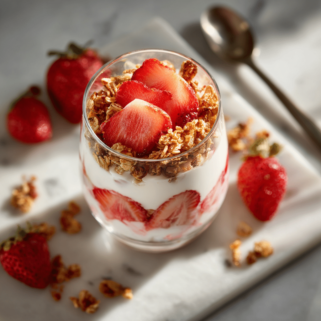 Strawberry Yogurt Parfait Recipe - Recipe Image