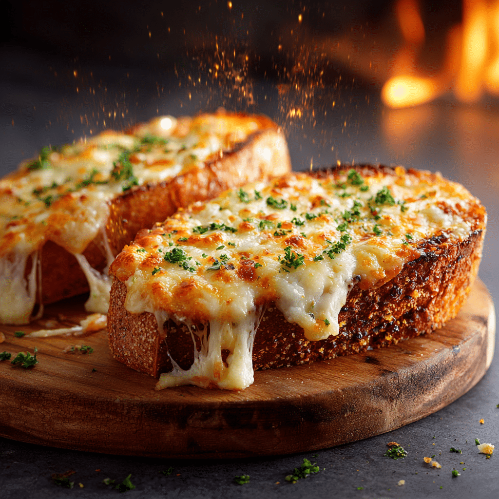 Garlic Butter Cheese Toast Recipe - Recipe Image