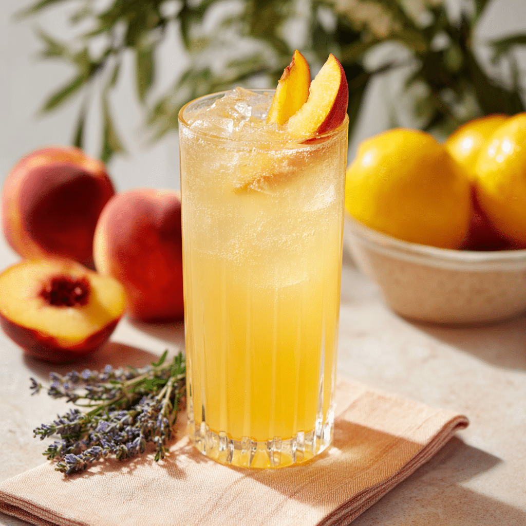 Peach Lemon Sparkler Recipe - Recipe Image