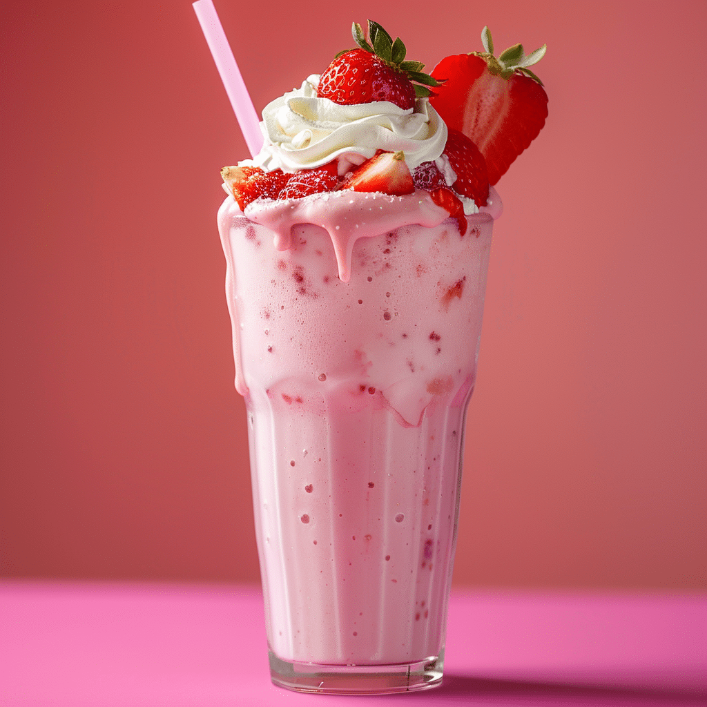 Strawberry Milkshake Recipe - Recipe Image