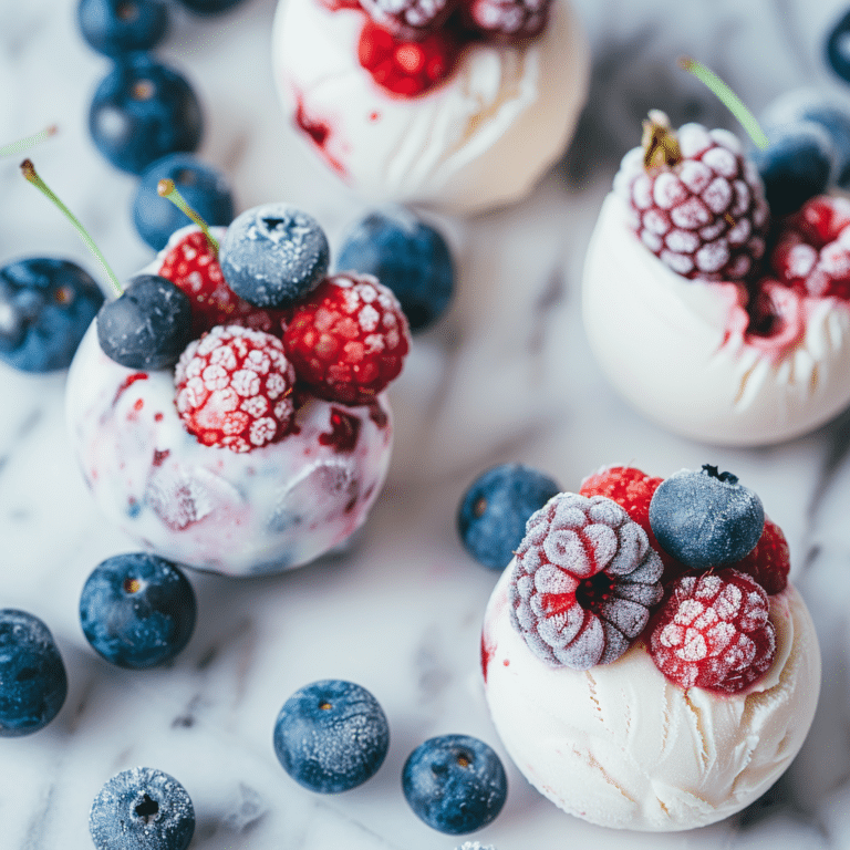 Frozen Yogurt Berry Bites Recipe