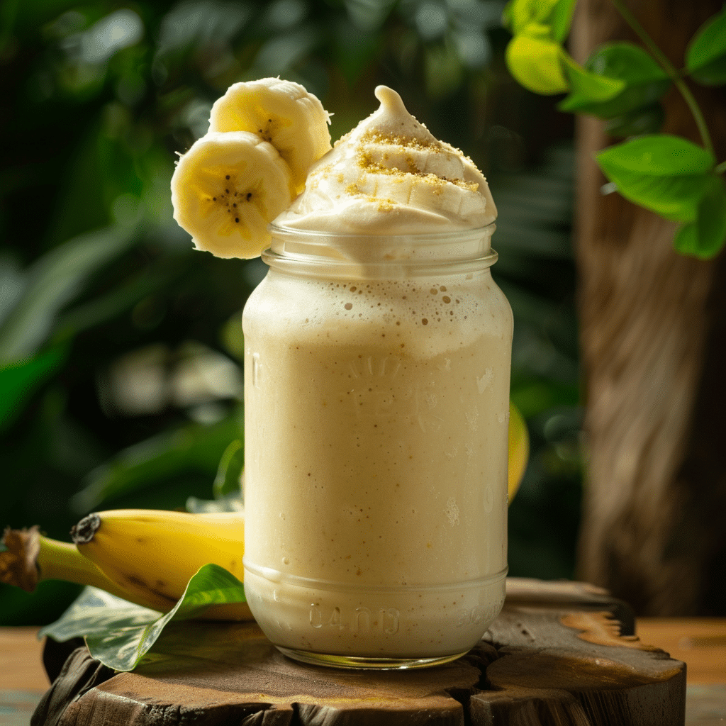 Creamy Banana Milkshake: Smooth Comfort Drink Recipe - Recipe Image