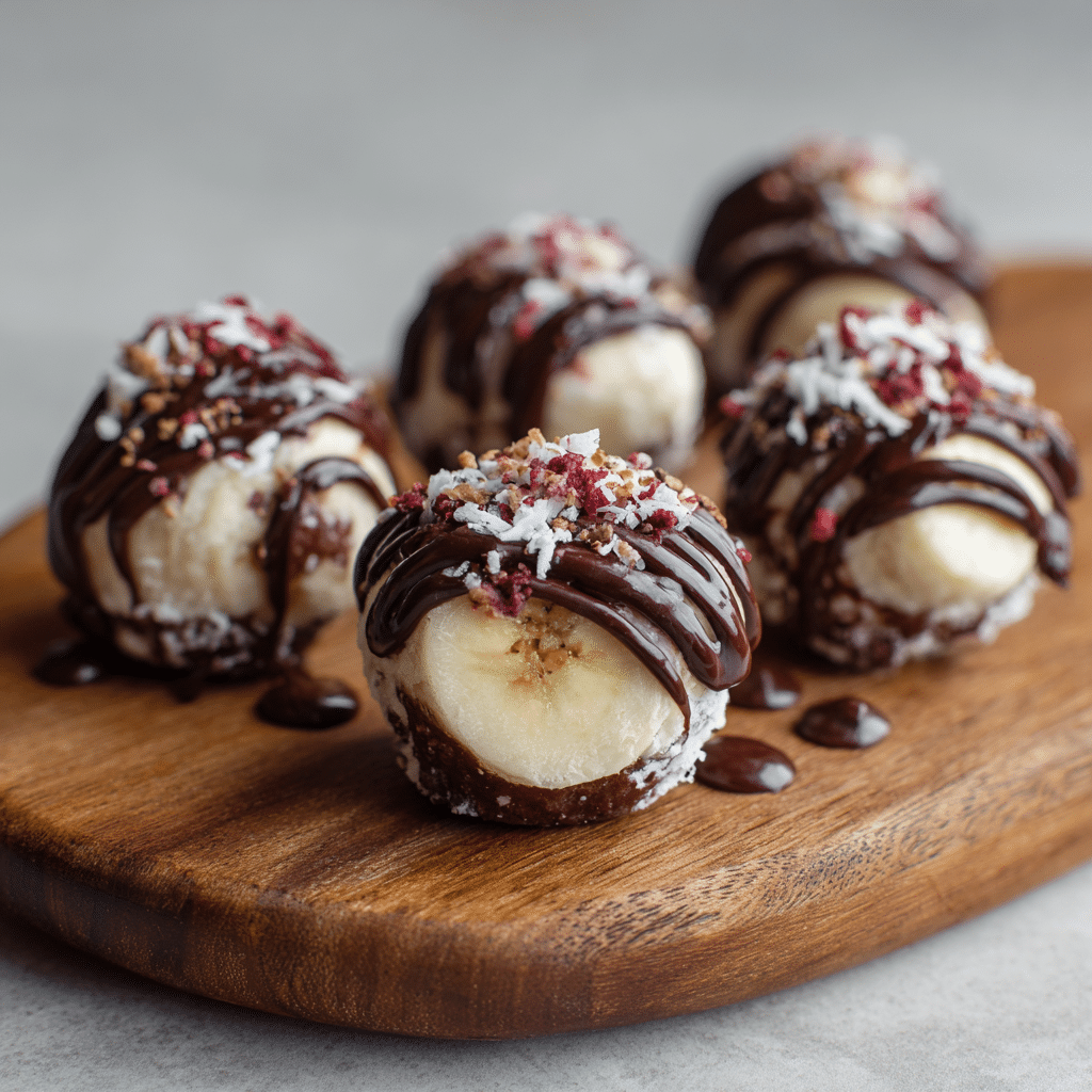 Frozen Banana Chocolate Bites Recipe