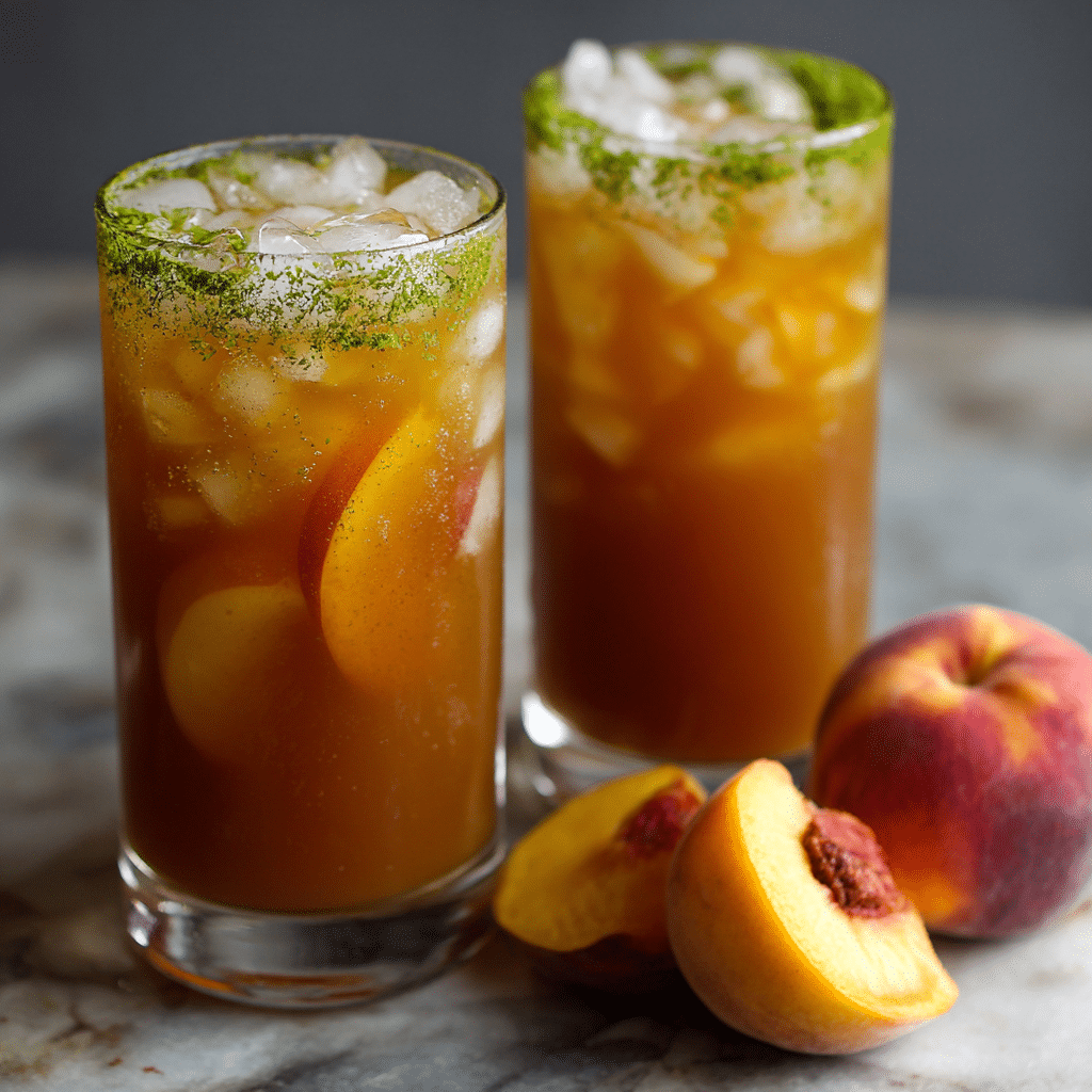 Iced Peach Green Tea Recipe