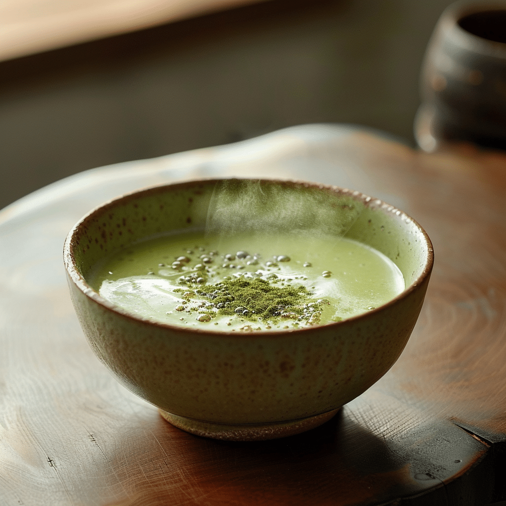 Creamy Matcha Rice Pudding Recipe