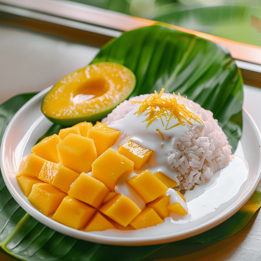 Mango Coconut Sticky Rice Delight Recipe