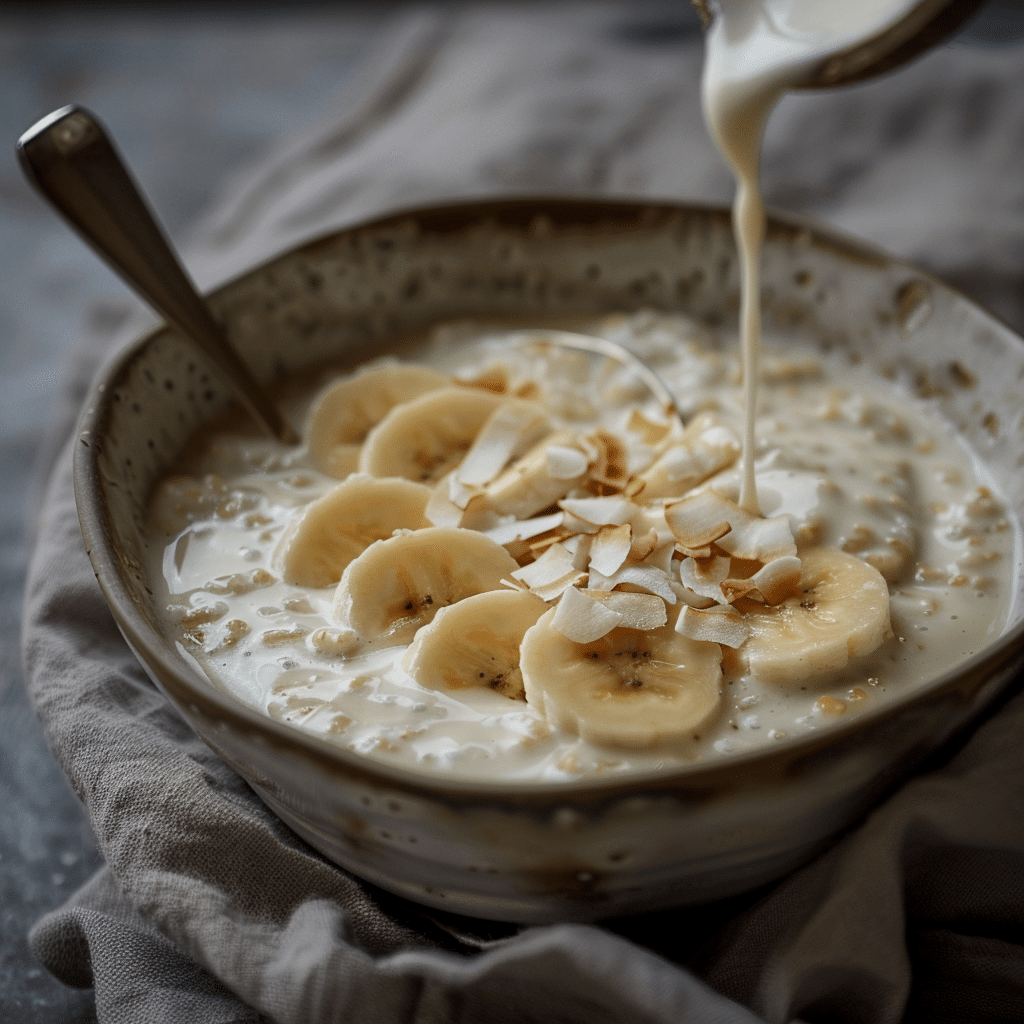 Banana Coconut Rice Cream Recipe