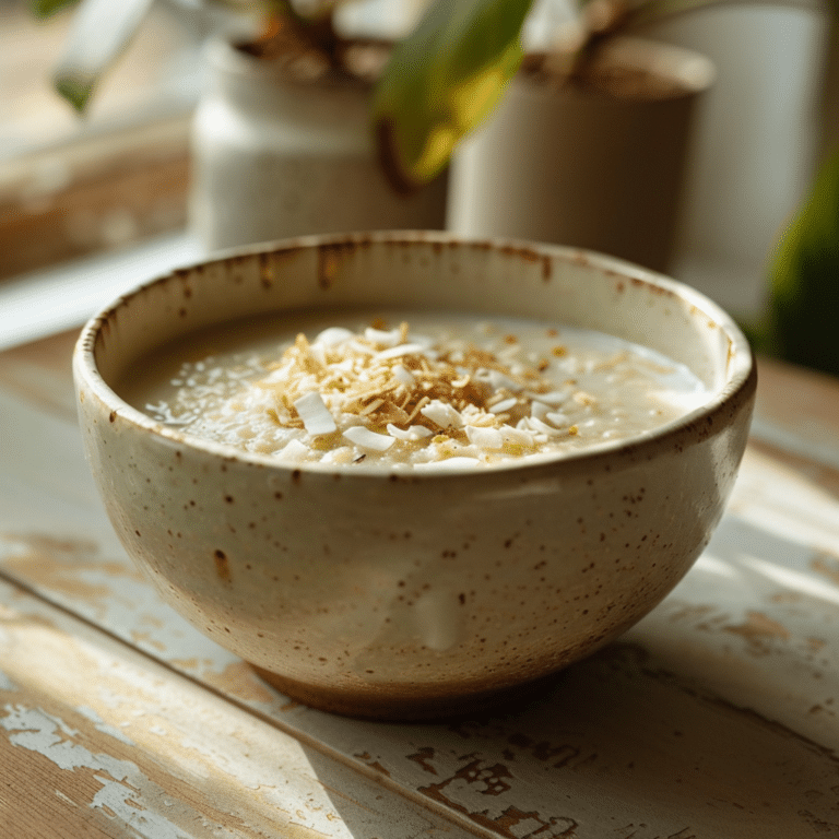 Vanilla Coconut Millet Porridge Recipe