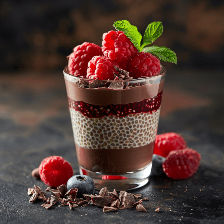 Raspberry Chocolate Chia Delight Recipe