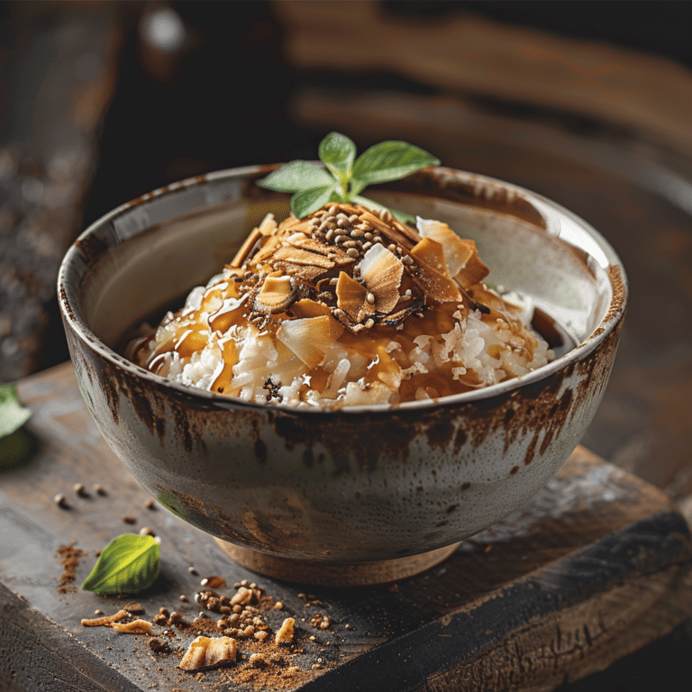 Coconut Caramel Rice Silk Bowl Recipe