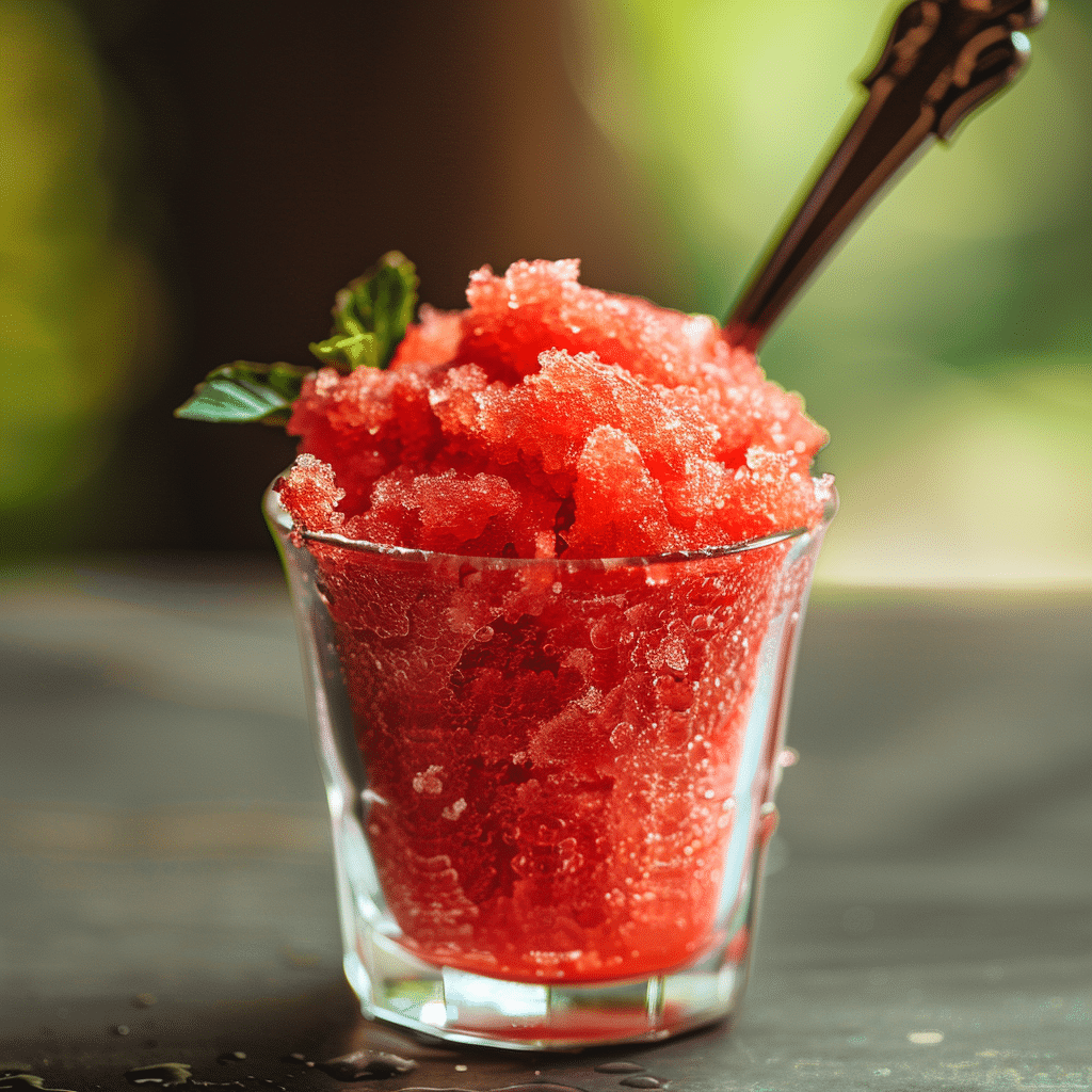 Watermelon Granita Recipe - Recipe Image