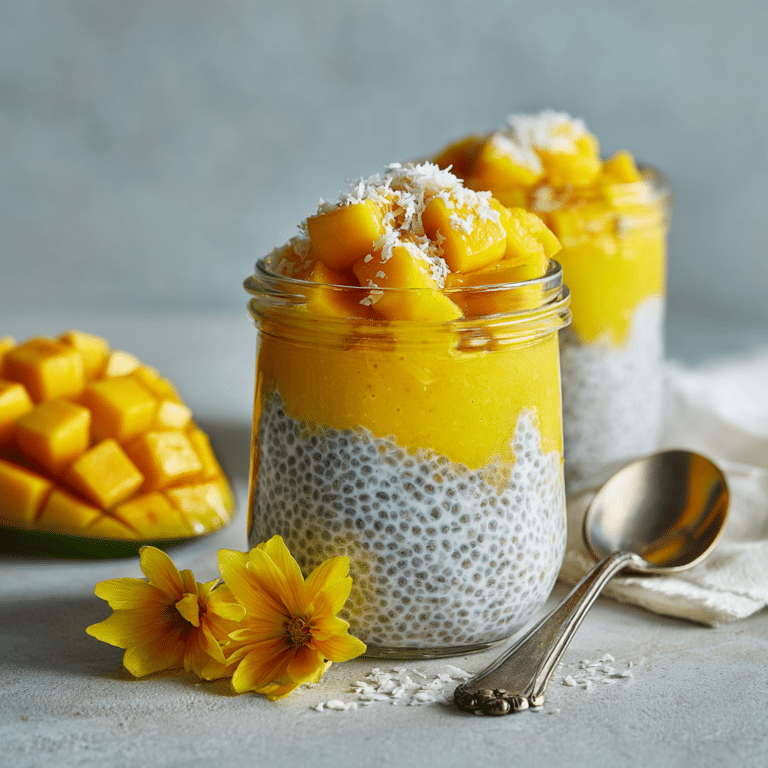 Mango Coconut Chia Pudding Recipe