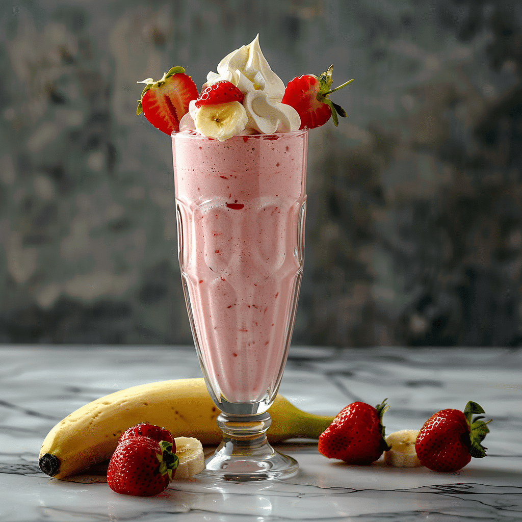 Strawberry Banana Classic Smoothie Recipe
