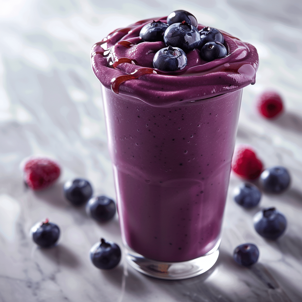 Blueberry Yogurt Smoothie Recipe - Recipe Image