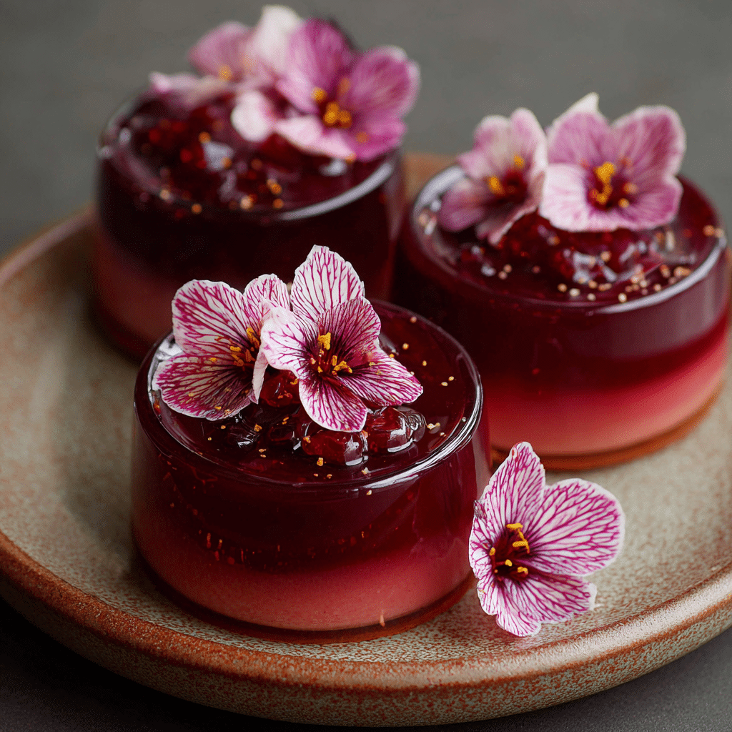 Plum & Hibiscus Gloss Cups Recipe