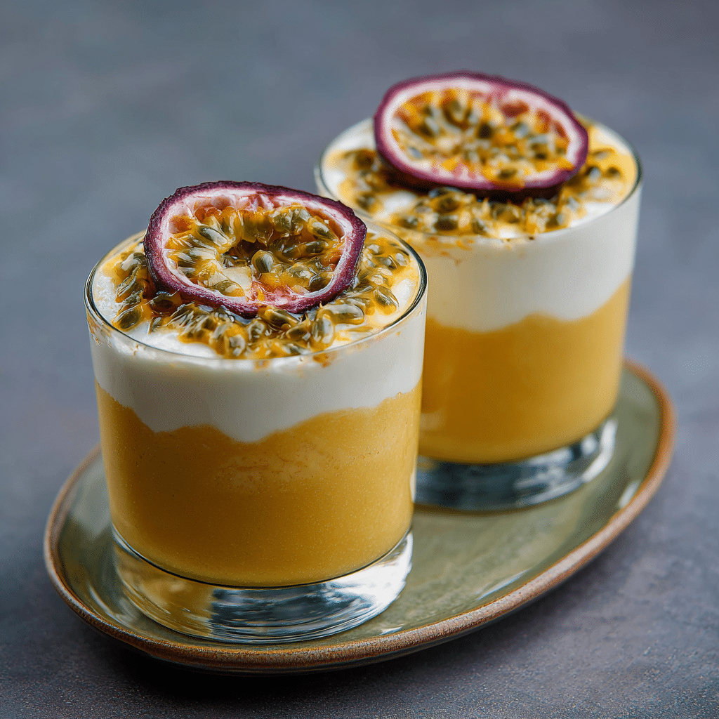 Passionfruit Vanilla Air Verrine Recipe
