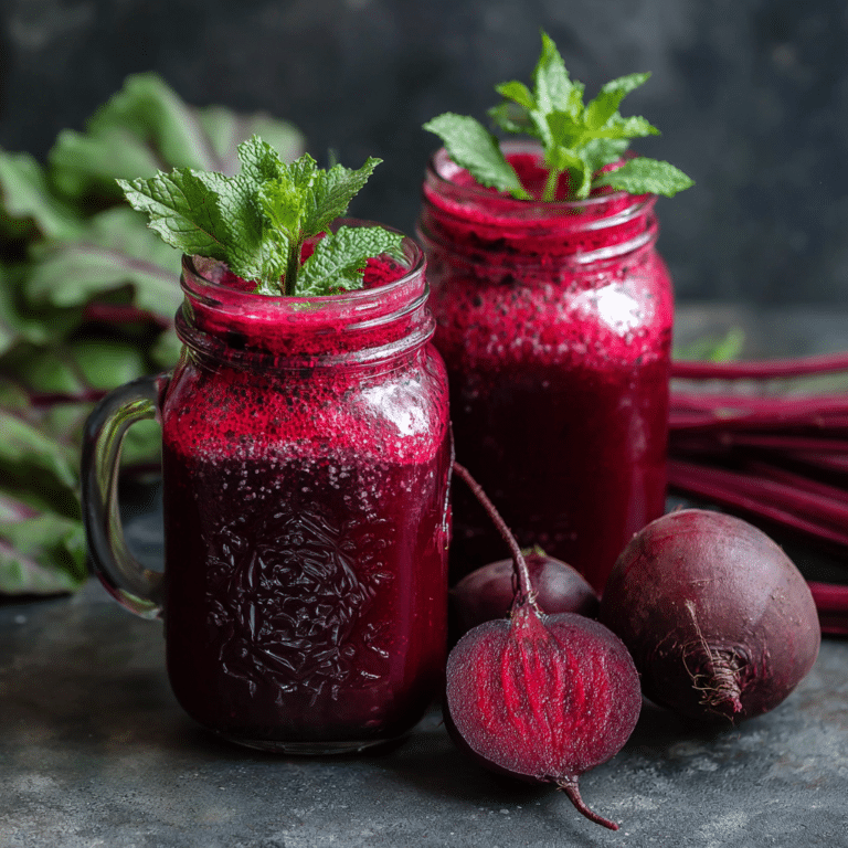 Beetroot Berry Savory Juice Recipe