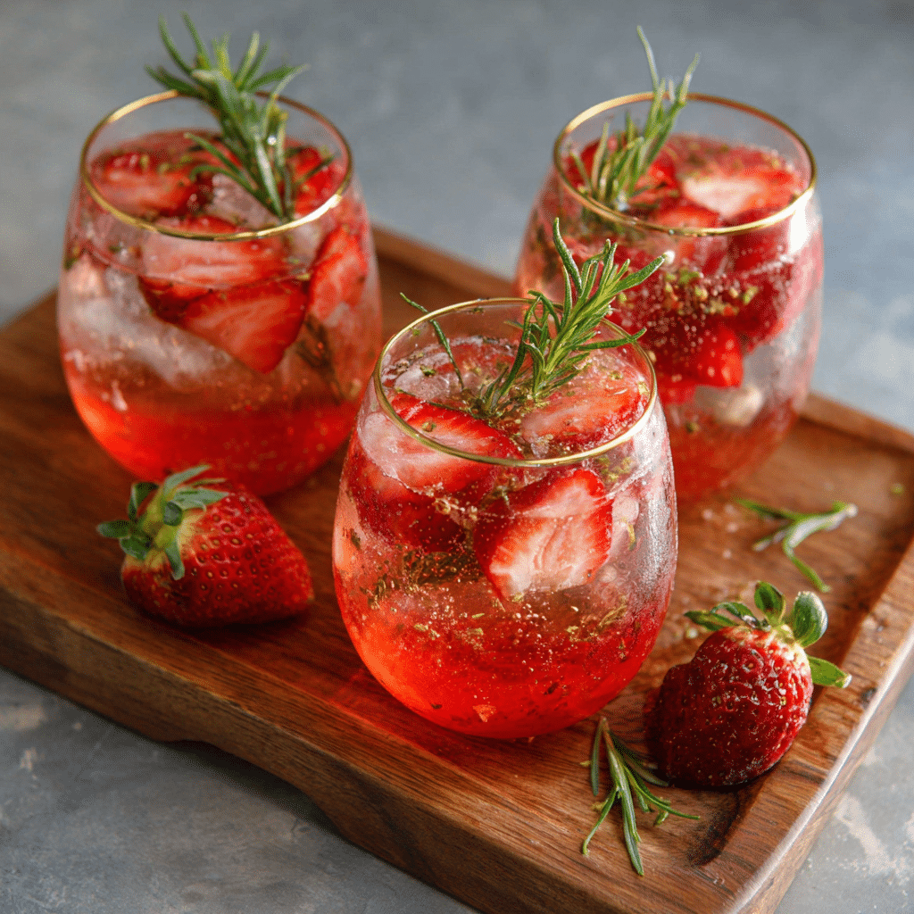 Tomato Strawberry Savory Spritz Recipe - Recipe Image