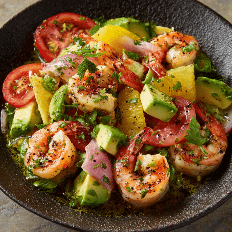 Citrus Shrimp Avocado Salad Recipe