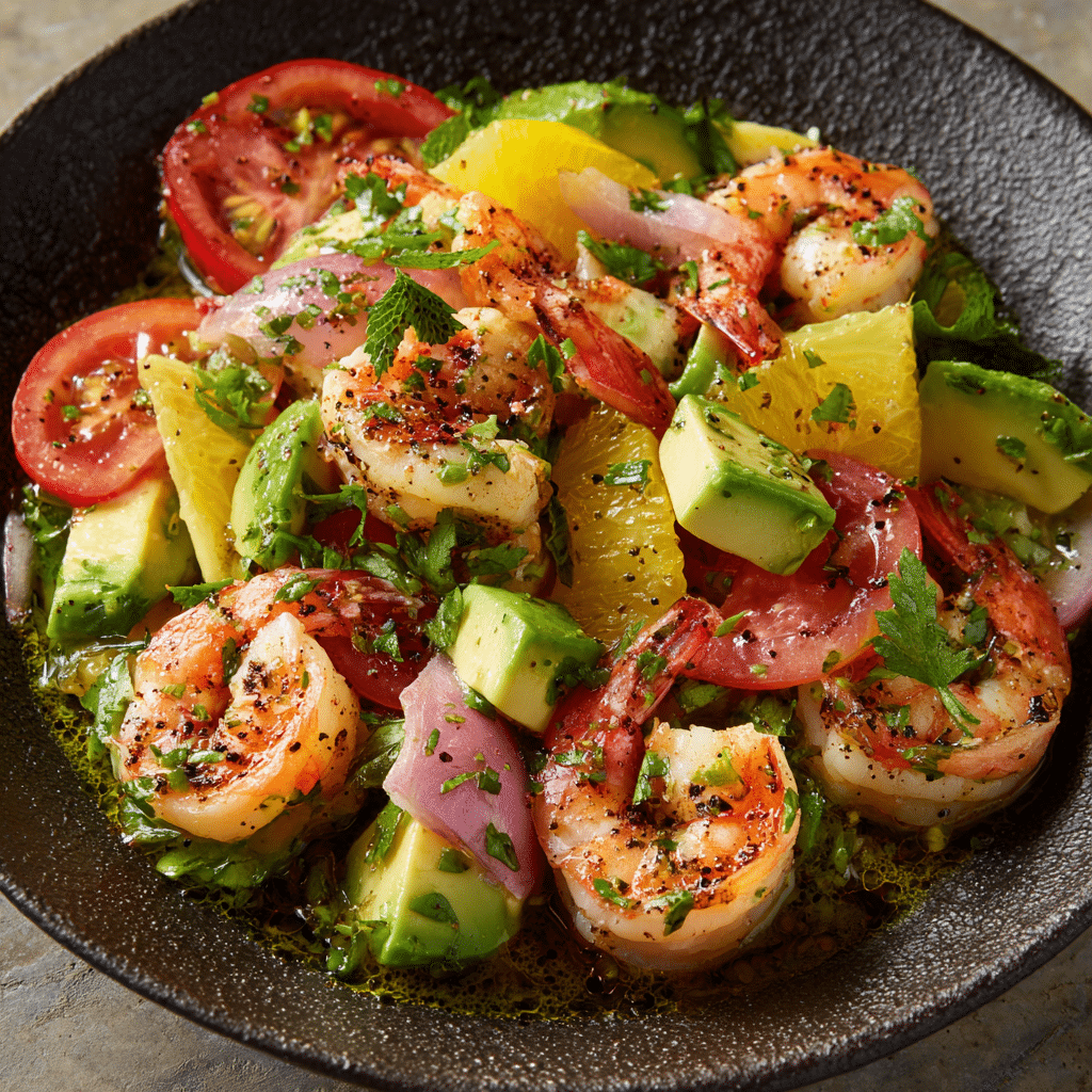 Citrus Shrimp Avocado Salad Recipe